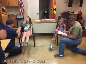 L-R: Albert Long, Layla, Samantha, Wesley Perry